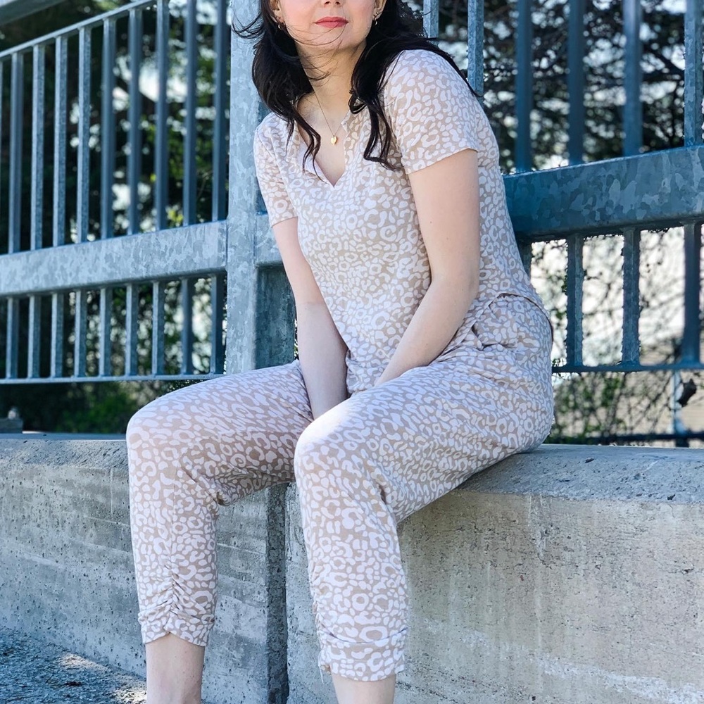 Leopard Print Lounge Set